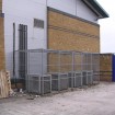External mesh protection around air-con units