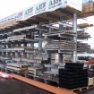 Fully laden double sided cantilever rack