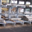 Double sided heavy duty cantilever rack